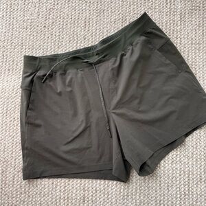 lululemon athletica Men's Dark Green Athletic Shorts